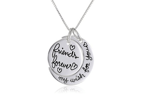 Friends Forever Silver-Plated Pendant