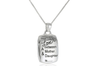 Silver-Plated Mother and Daughter Pendant
