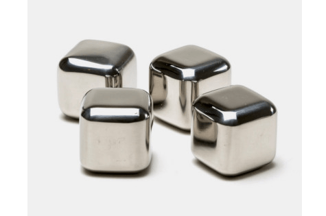 4-Pack of Stainless Steel Ice Stones