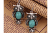 Owl Crystal Drop Earrings