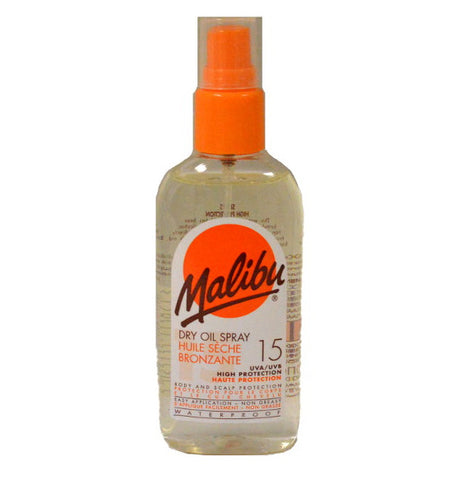 Malibu Dry Oil Spray SPF 15 High Protection 100ml