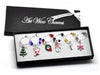 Christmas Wine Glass Charms Table Decorations