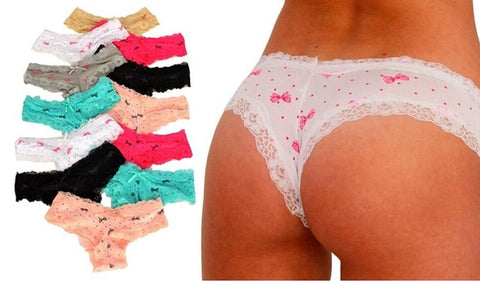Indented and Colorful Boxers with Lace Work