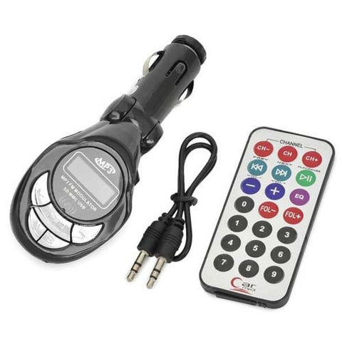 LCD Car MP3 Player FM Transmitter with IR Remote Controller