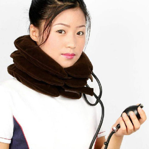 Three Layer Relief Collar Cervical Traction Device