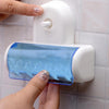 5-Slots Toothbrush Suction Rack