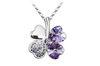 Heart Clover Necklace