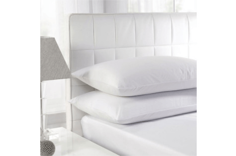 Twin Pack of Microfibre Duck Feather Pillows