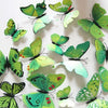 12pcs PVC 3d Butterfly Wall Decor