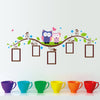 Owls Photo Frame Wall Stickers