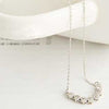 Fashion summer jewelry silver color Imitation Diamond necklace pendant