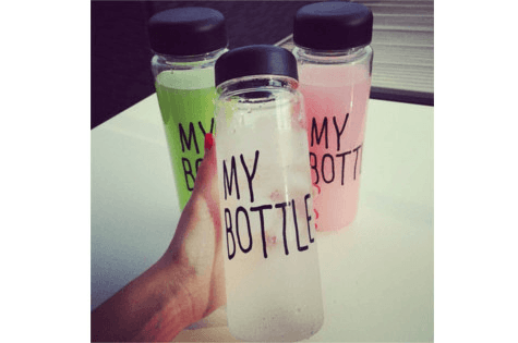 2-Pack of 'My Bottle' Stylish Drinking Bottles