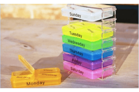 2-Pack of Weekly Pill Organizers