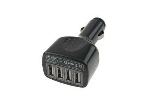 4-Port USB Car Charger