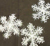 30Pcs White Snowflake Ornaments