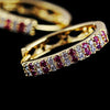 Multicolors Austrian Crystals Earrings