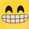Emoji Emoticons Yellow Smiley Round Cushion Stuffed