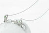 Fashion chic LOVE word with pearl&diamonds necklace