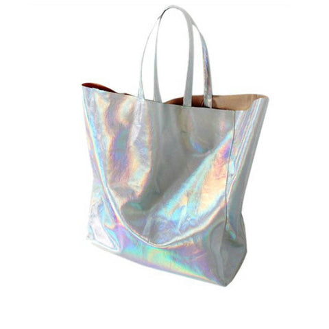 Katashi Hologram Shopper Bag