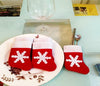 12 PCS/Set Santa Sliverware Dining Table Knife Bags