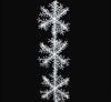 30Pcs White Snowflake Ornaments