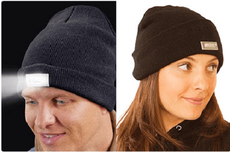 Bright 5-LED Knit Cap for Joggers