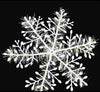 30Pcs White Snowflake Ornaments