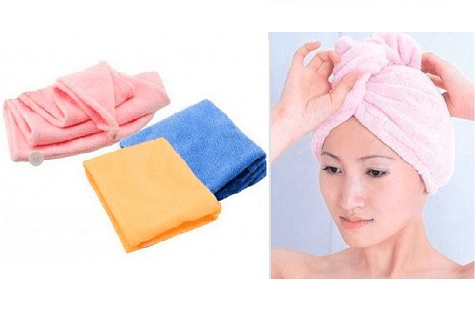 4 Super Dry Hair Towels