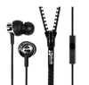 Zipper Earbuds with Noise Canceling Mic/Remote