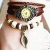 High Quality Women Genuine Leather Vintage Watch /bracelet Wristwatches