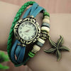 High Quality Women Genuine Leather Vintage Watch /bracelet Wristwatches