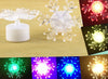 Color Changing LED Snowflake Window Decorations Christmas Night Light