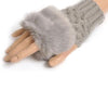 Rabbit Faux Fur Women Gloves