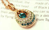 Angel crystal tears imitation diamond necklace waterdrop necklace